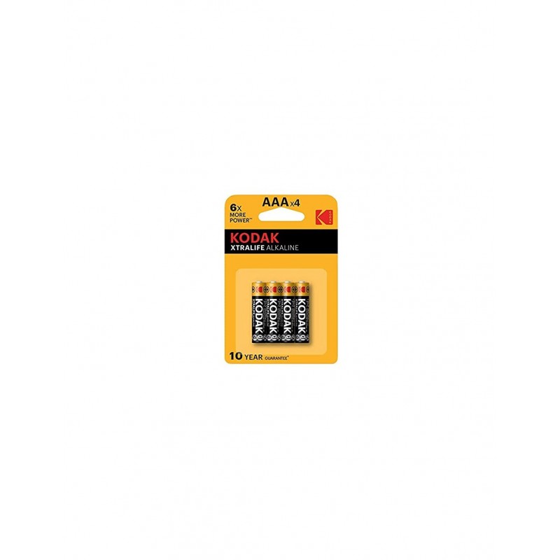 PILAS KODAK XTRALIFE ALKALINE AAAx4